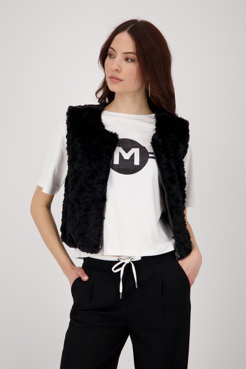 WAIST COAT FAKE FUR