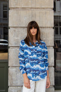 HAILEY SHIRT BLUE MOSAIC