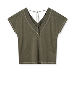 MANDY V NECK TEE