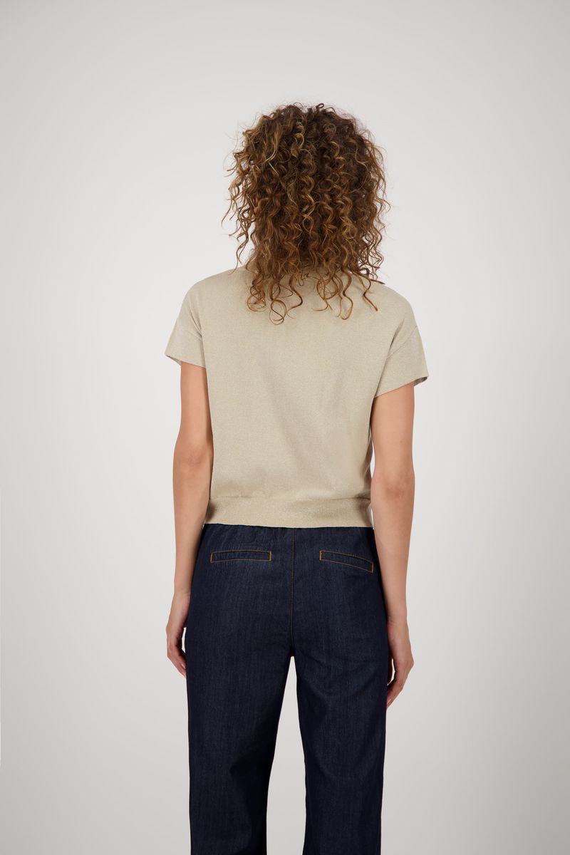 JACKET KNITTED VEST W/LUREX