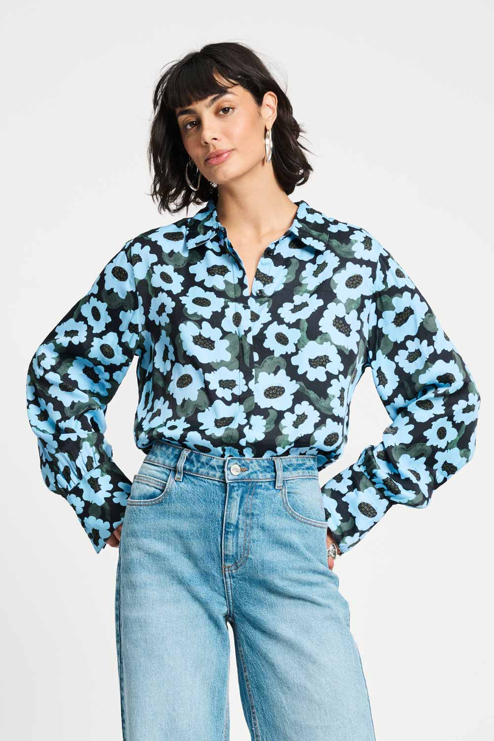 BLOUSE WILD FLOWERS