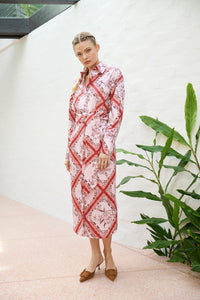 RIVER DAHLIA ANKLE DRESS