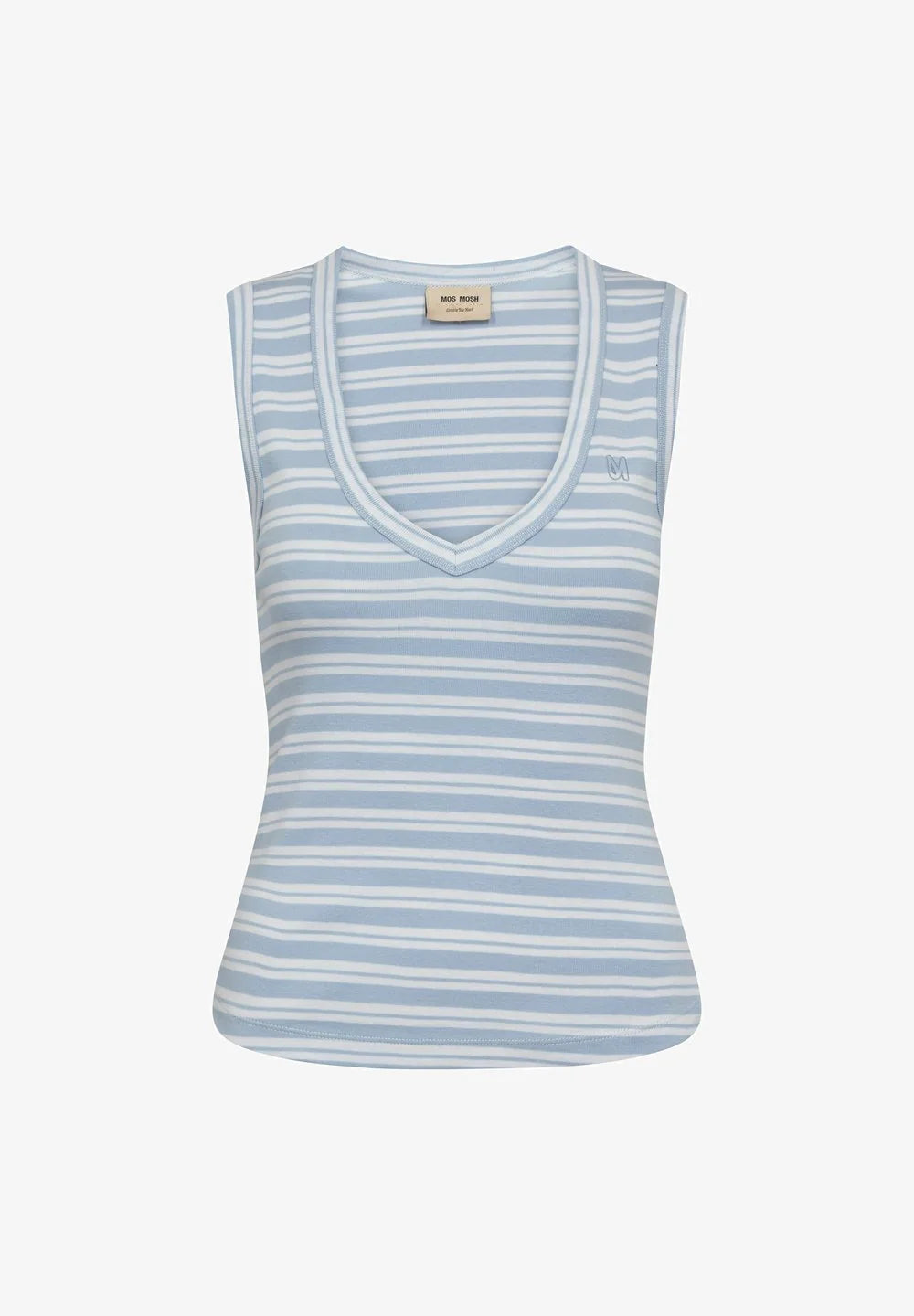 ELLE V NECK TANK TOP SKYWAY